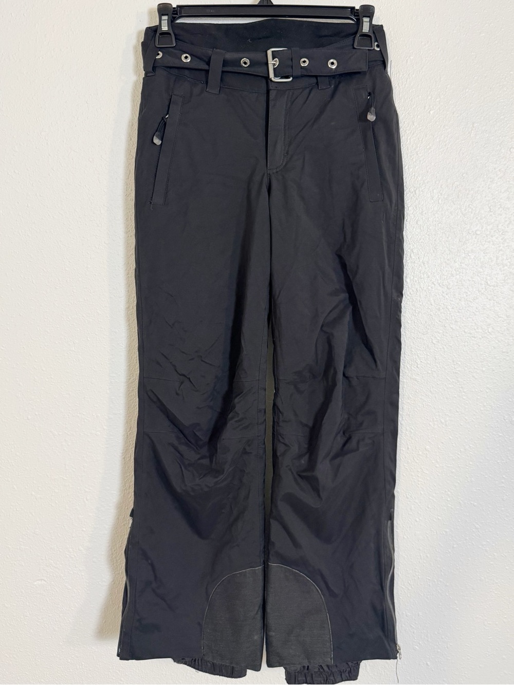 Bogner women’s belted black ski snow pants